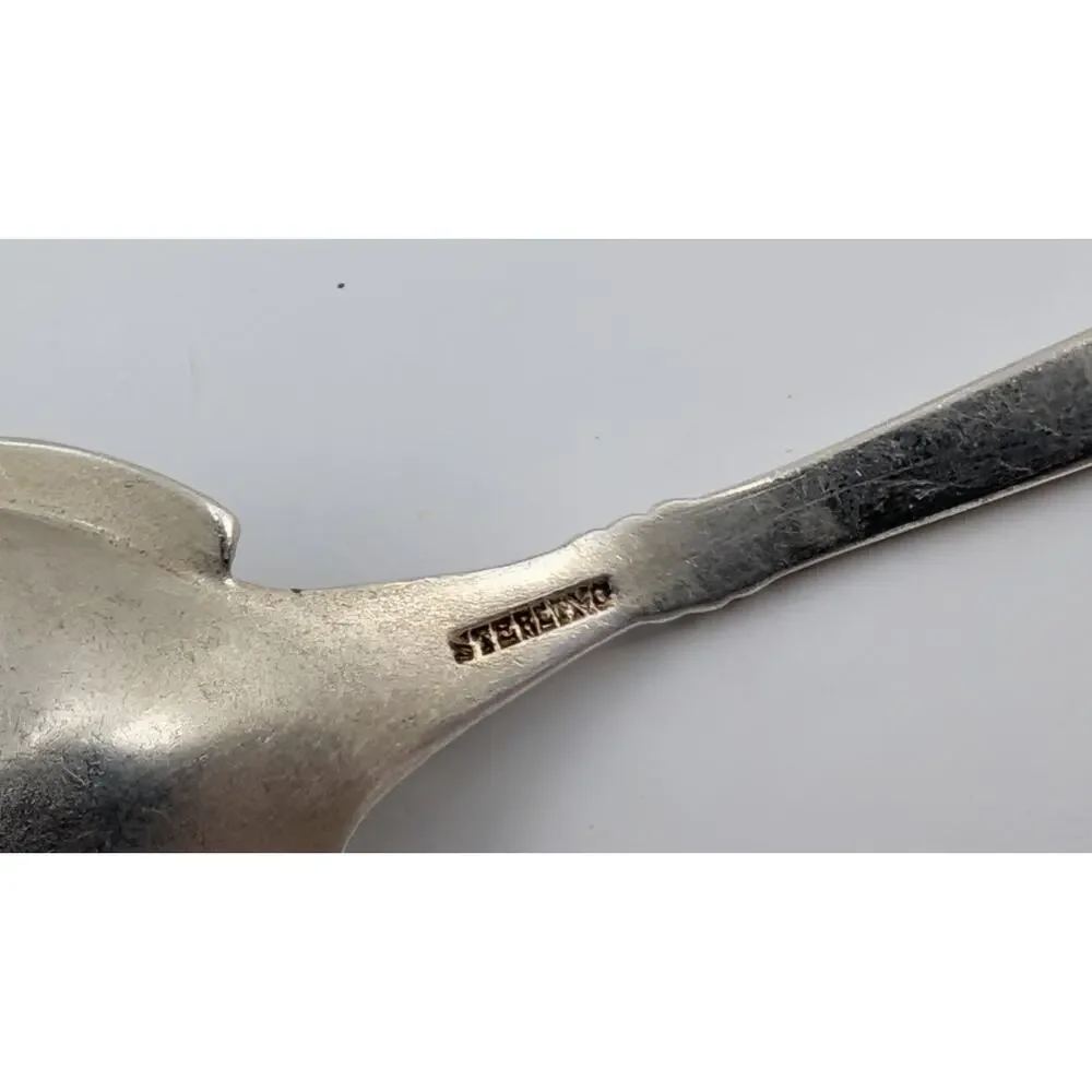 Sterling Silver Citrus Grapefruit Spoon 5-3/4
